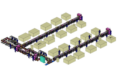 鋰電池隔膜檢驗(yàn)下料輸送線 鋰電池隔膜檢驗(yàn)下料輸送線