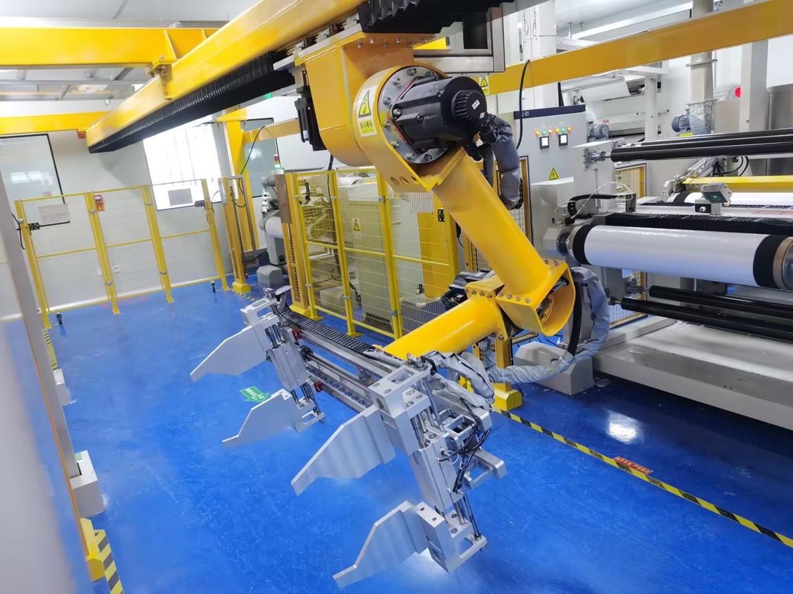 新能源隔膜行業應用--自動上下料應用